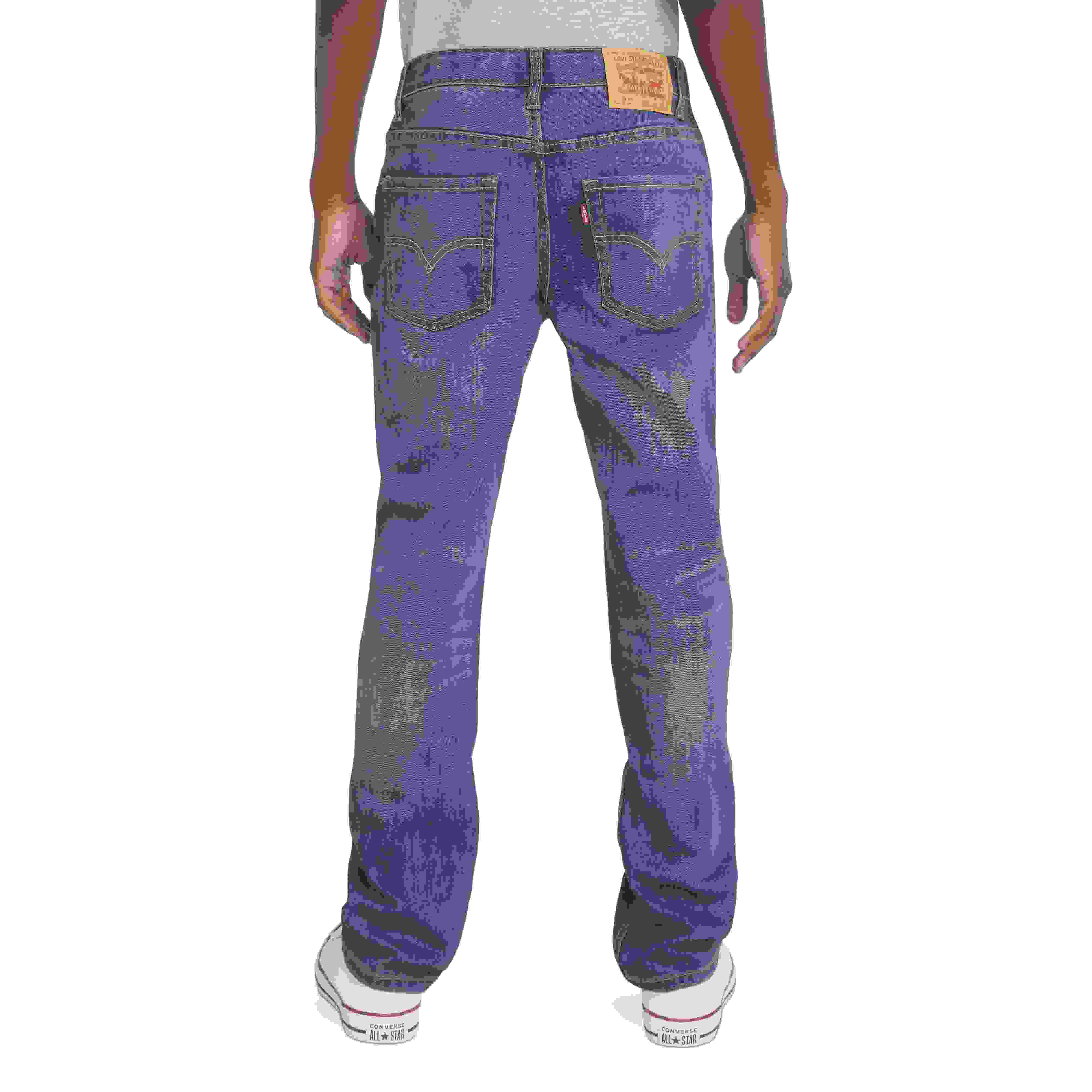 Levi's 511 Eco-Soft Performance Slim Fit Med Wash Big Boys' Well Worn Blue Denim Jeans